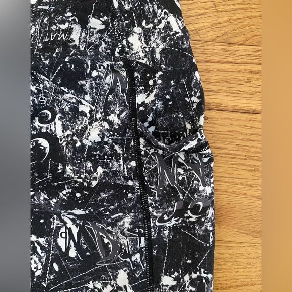 Sugar Pocket Leggings Women’s Large Multicolor Graphic Print Ankle Length Athlet - Picture 4 of 8